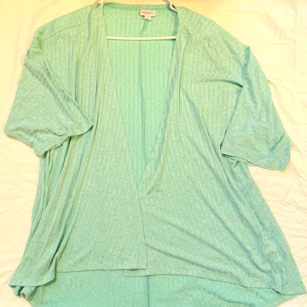 3/$15 Lularoe Lindsay- teal/aqua blue